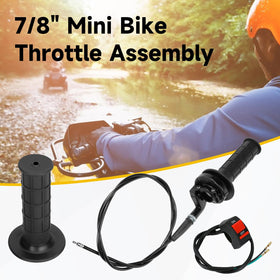HIAORS throttle cable and clamp close view demonstrating smooth throttle response