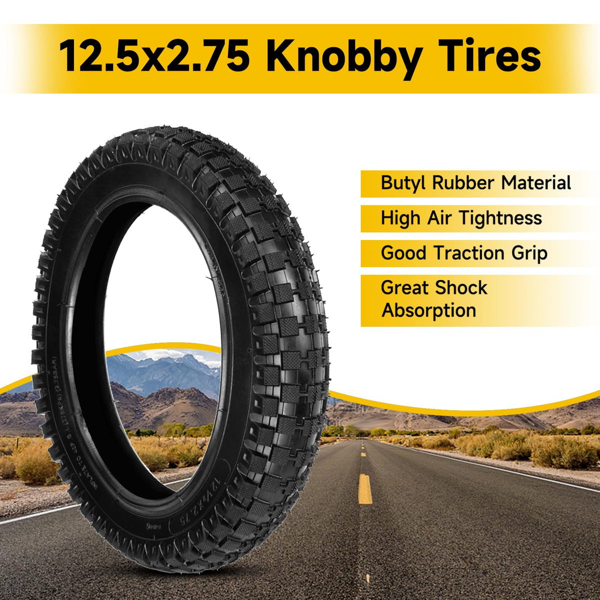 HIAORS tread pattern detail delivering better grip on pavement