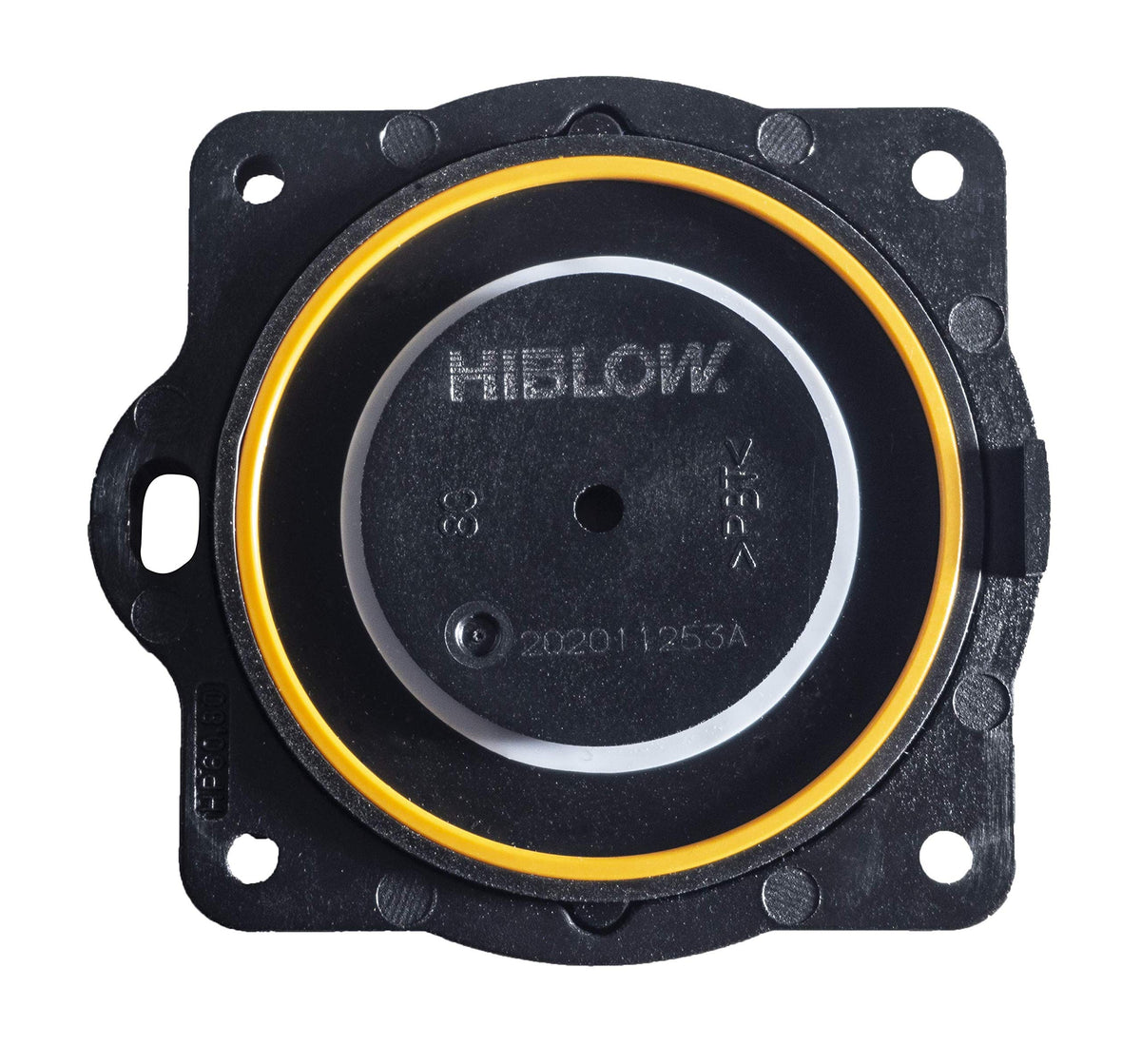 HIBLOW diaphragm close-up displaying original logo and durable material for reliable performance