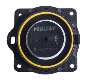 HIBLOW diaphragm close-up displaying original logo and durable material for reliable performance