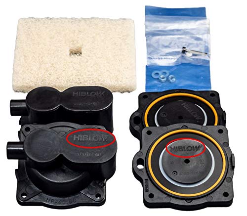 HIBLOW rebuild kit front packaging showing parts and model for confident OEM repair