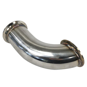 HiBuyer side profile showing compact 90-degree bend for tight installations
