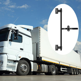 Hicarer latch and single-hinge mechanism reducing rattle during transit