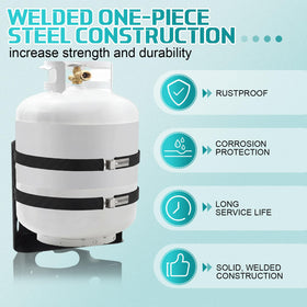 Hicarer rubber bumper detail protecting tank finish and reducing vibration