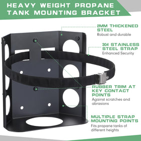 Hicarer rubber bumpers and padding at contact points, prevents scratches and vibration