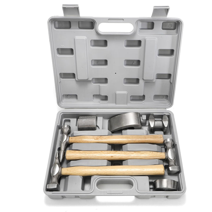 Hiceeden front view of full tool set in case showing organized layout and portability