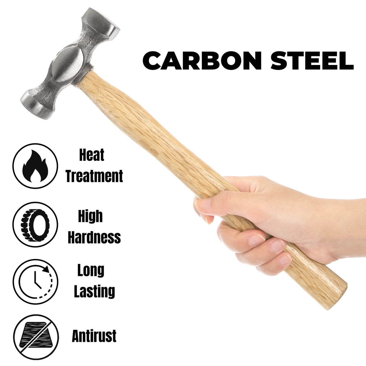 Hiceeden wooden handle grip detail offering ergonomic comfort and control