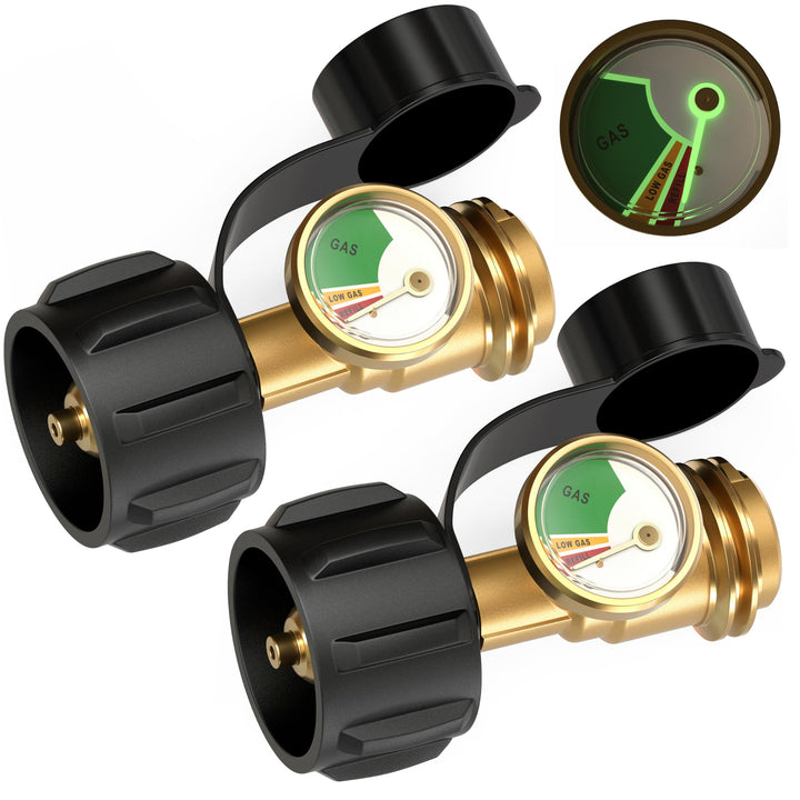HICOOI gauge front view showing clear dial and quick reading benefit