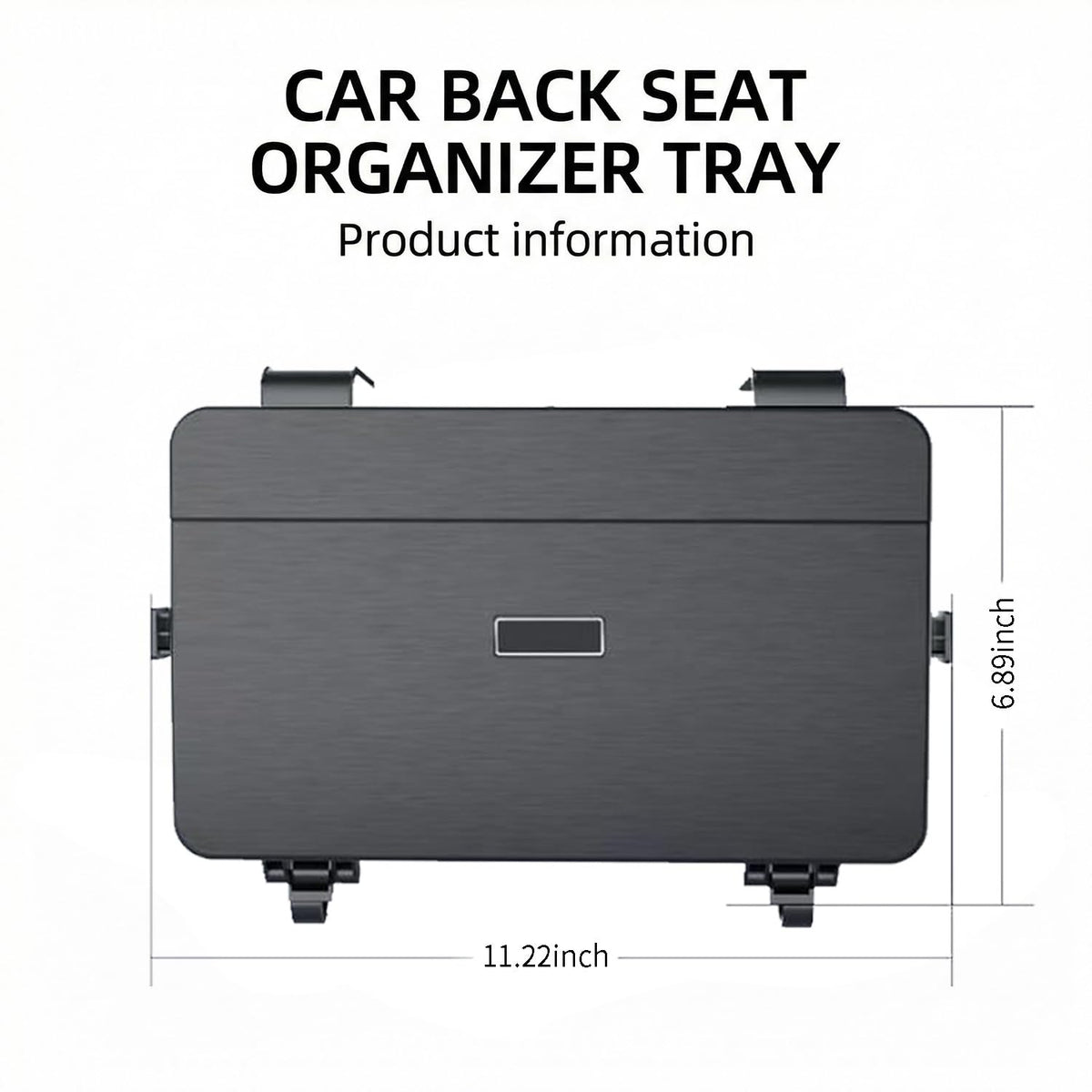 HicyWant folded flat for compact storage behind car seat, saves space