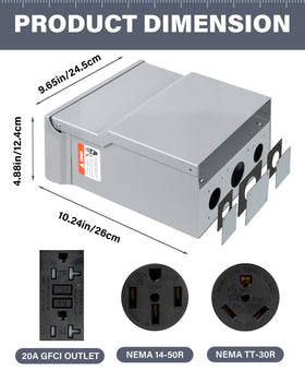 HIEHO open cover at 90 degrees showing protected access and weather resistance