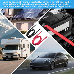 HiFind cables on boat battery, supports marine power and corrosion protection