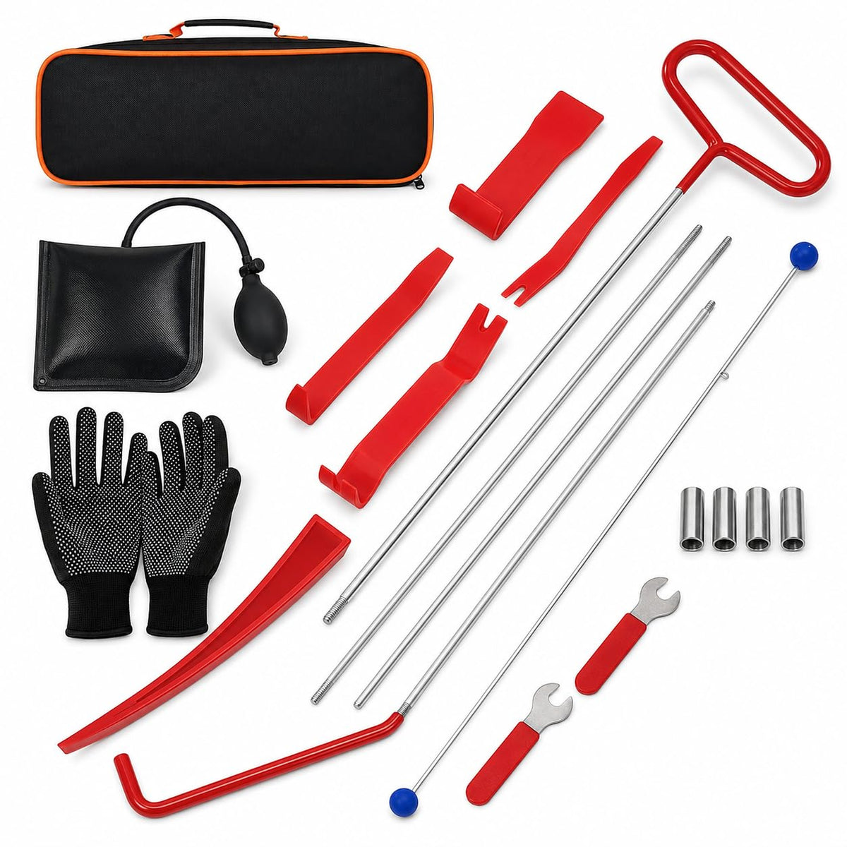 HIGH & SKY front packaging showing complete 17-piece kit for quick identification and convenience