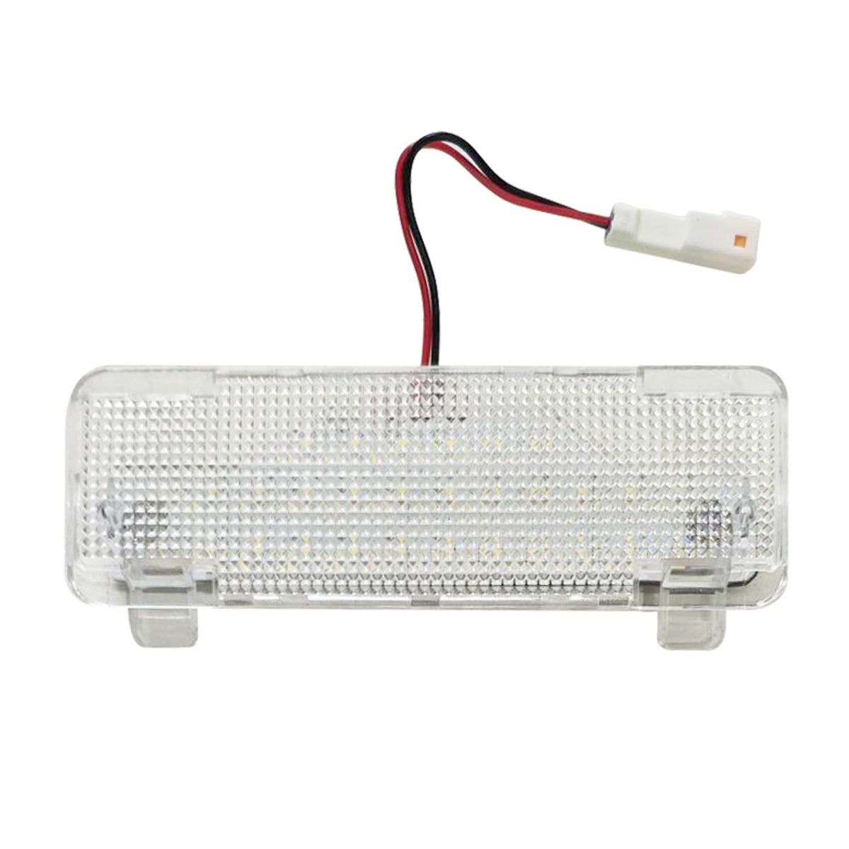 HIGH FLYING close-up of LED lens texture highlighting durable finish and improved light diffusion