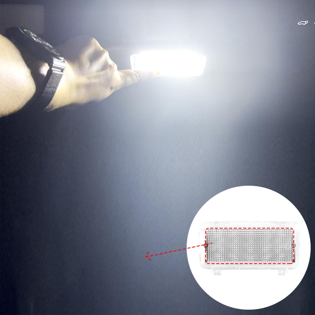 HIGH FLYING close-up of unit switch for manual control convenience benefit