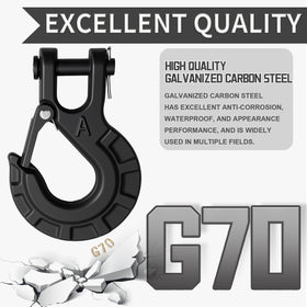 High-PQ hook beside ruler showing scale for correct fit and compatibility