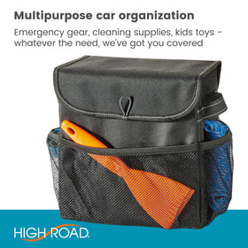 High Road Carganizer close-up of heavy-duty polyester material and durable stitching