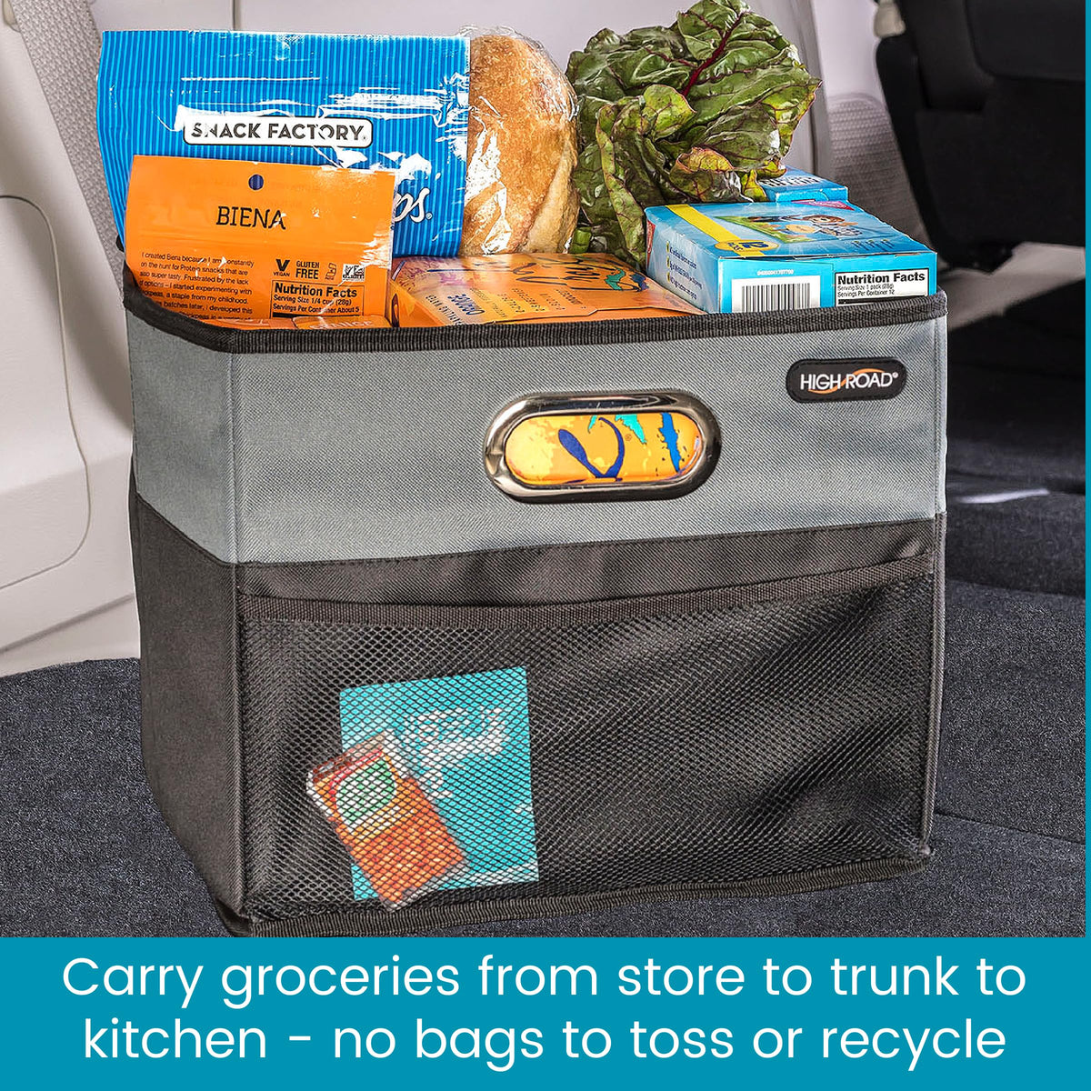 High Road CargoCube collapsed flat for compact storage and space saving