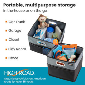High Road CargoCube interior vinyl liner close-up for easy spill cleanup