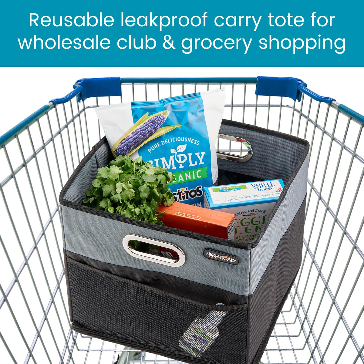 High Road CargoCube mesh pocket closeup for quick-access small item storage