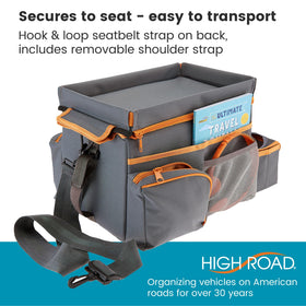 High Road CarHop folded flat for compact storage saving trunk space