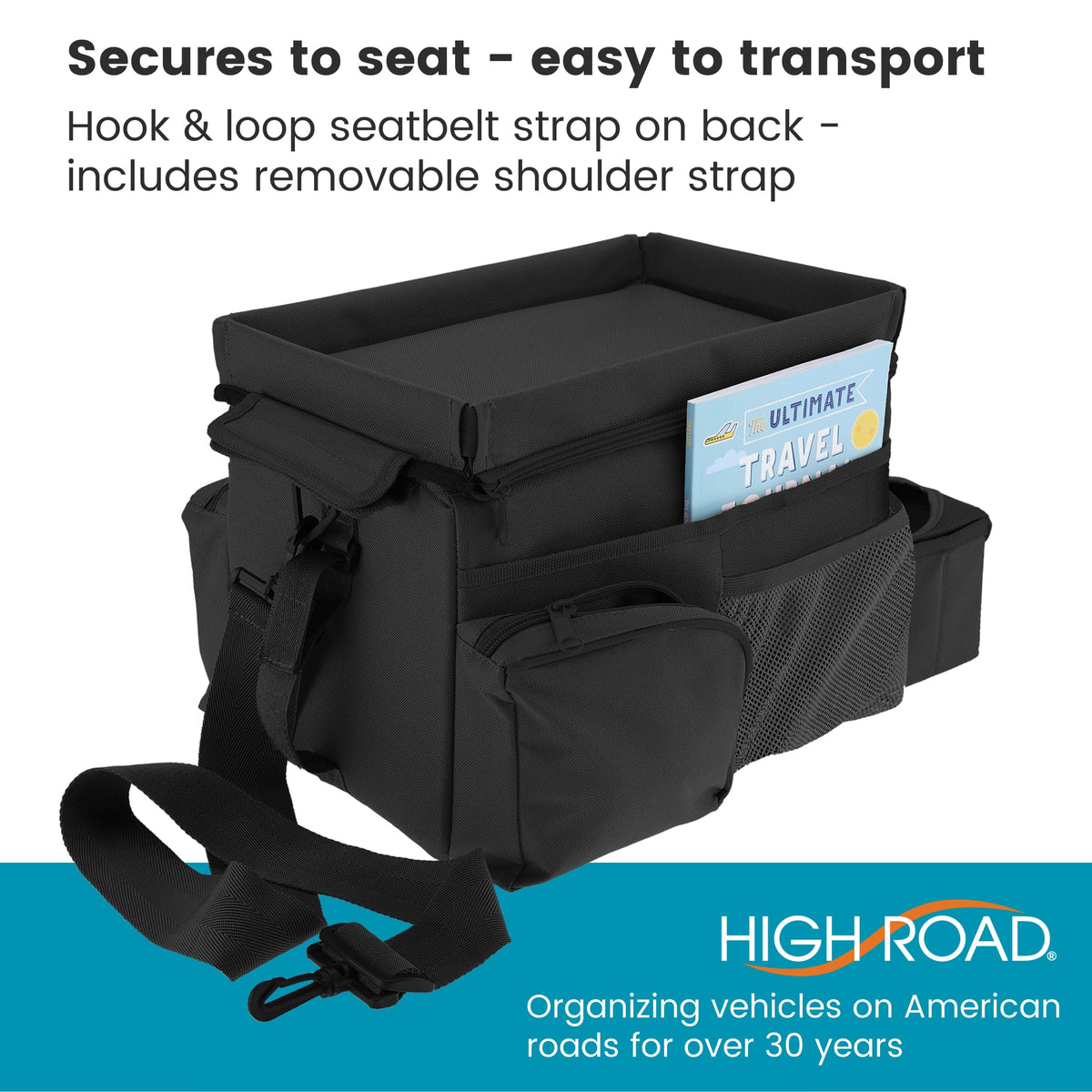 High Road CarHop carried by shoulder strap for portable use