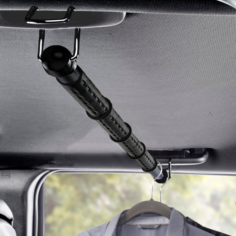 High Road front view packaging showing full garment rod and benefits