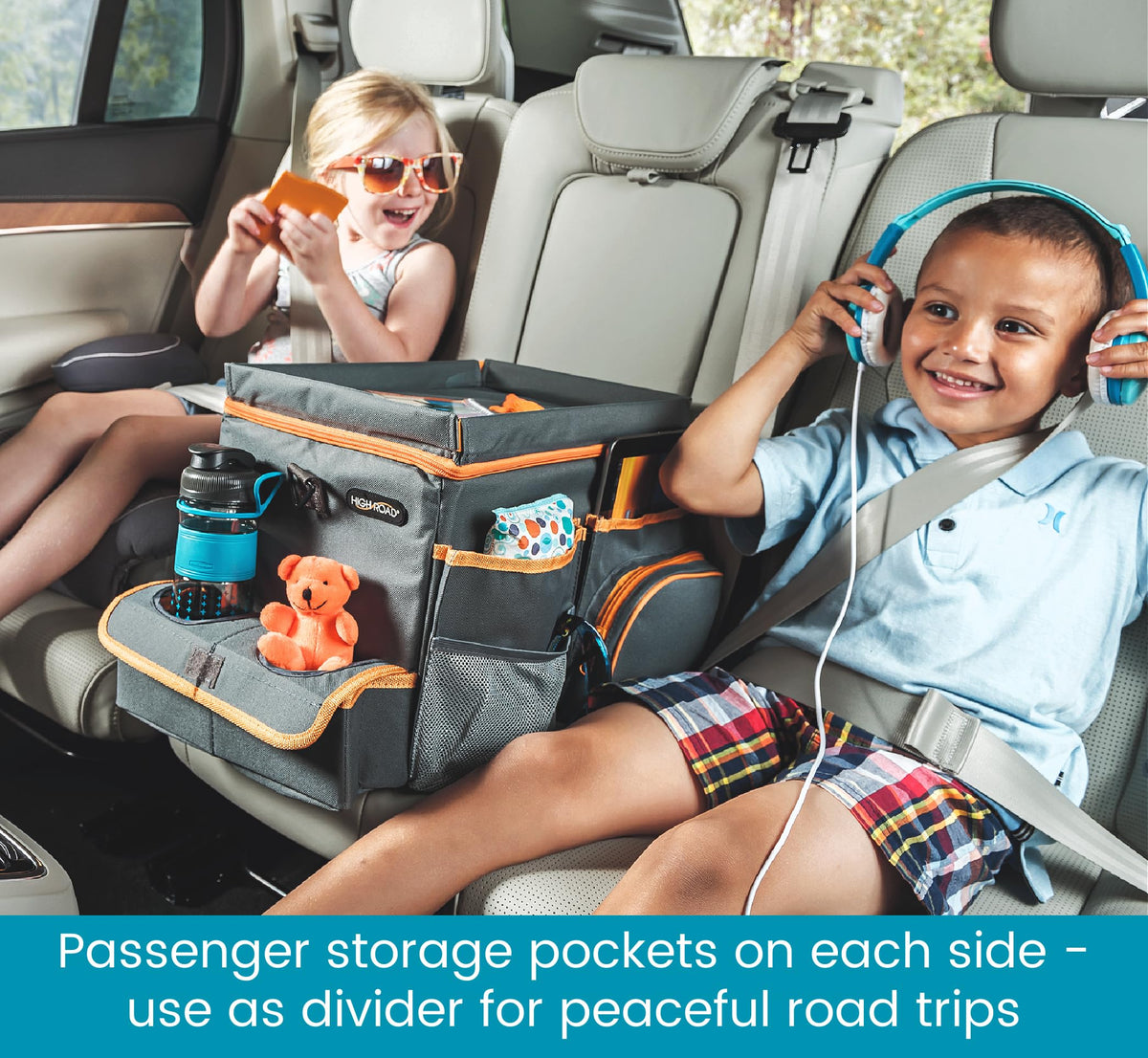 high road open insulated compartment with divider keeping items chilled longer
