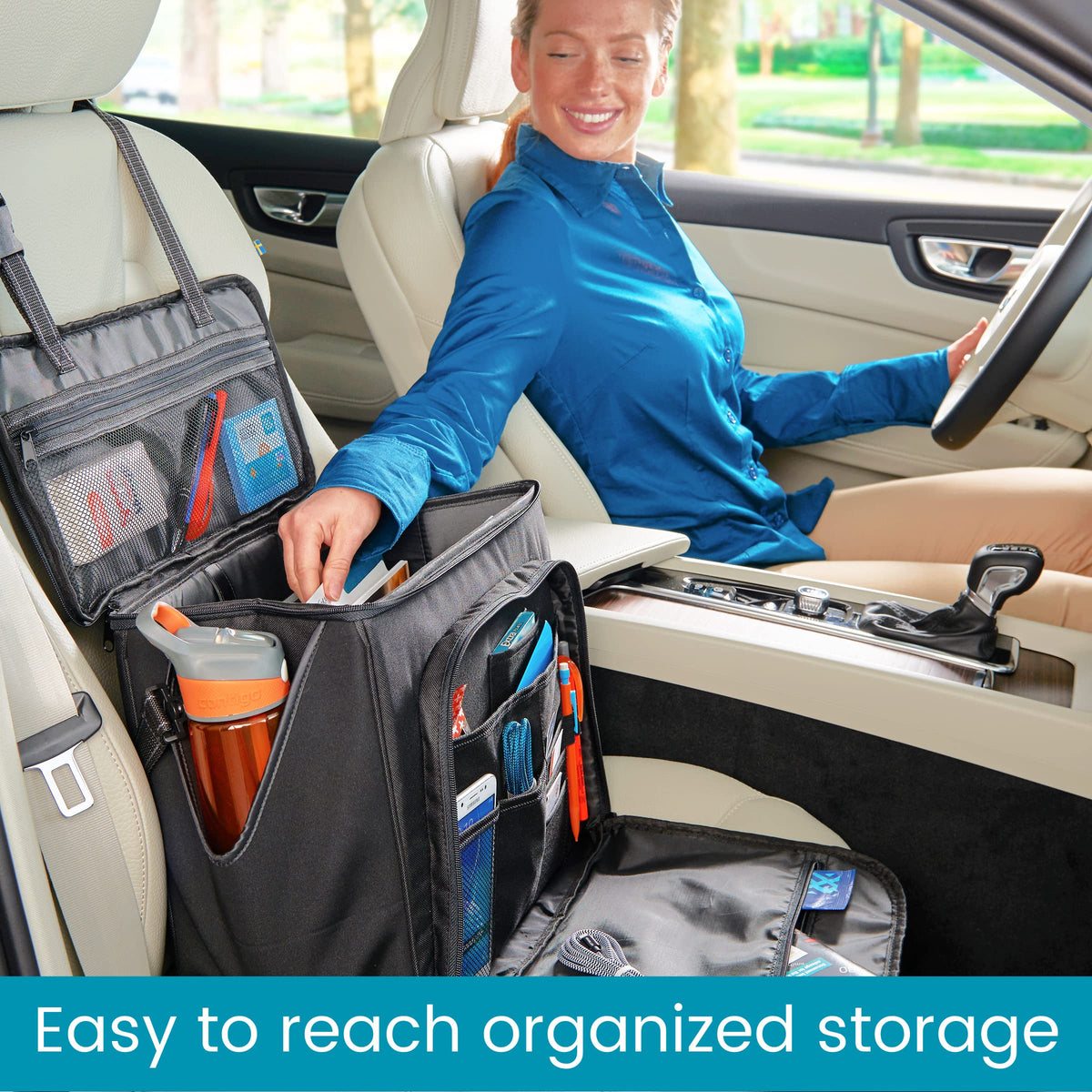 High Road main compartment with laptop inserted demonstrating protective padded sleeve
