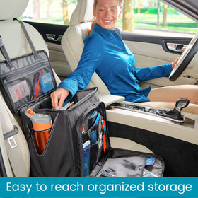 High Road main compartment with laptop inserted demonstrating protective padded sleeve