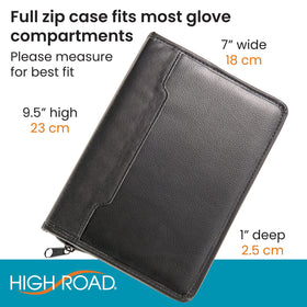 High Road zipper and stitching close-up illustrating durable construction