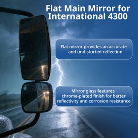 High Soar close-up of mirror glass demonstrating optical clarity benefit
