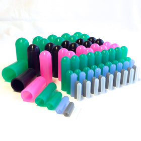 High Temp Masking Supply detail of flexible end caps demonstrating stretch and protective coverage