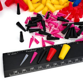 High Temp Masking Supply plugs used during powder coating showing heat-tolerance benefit