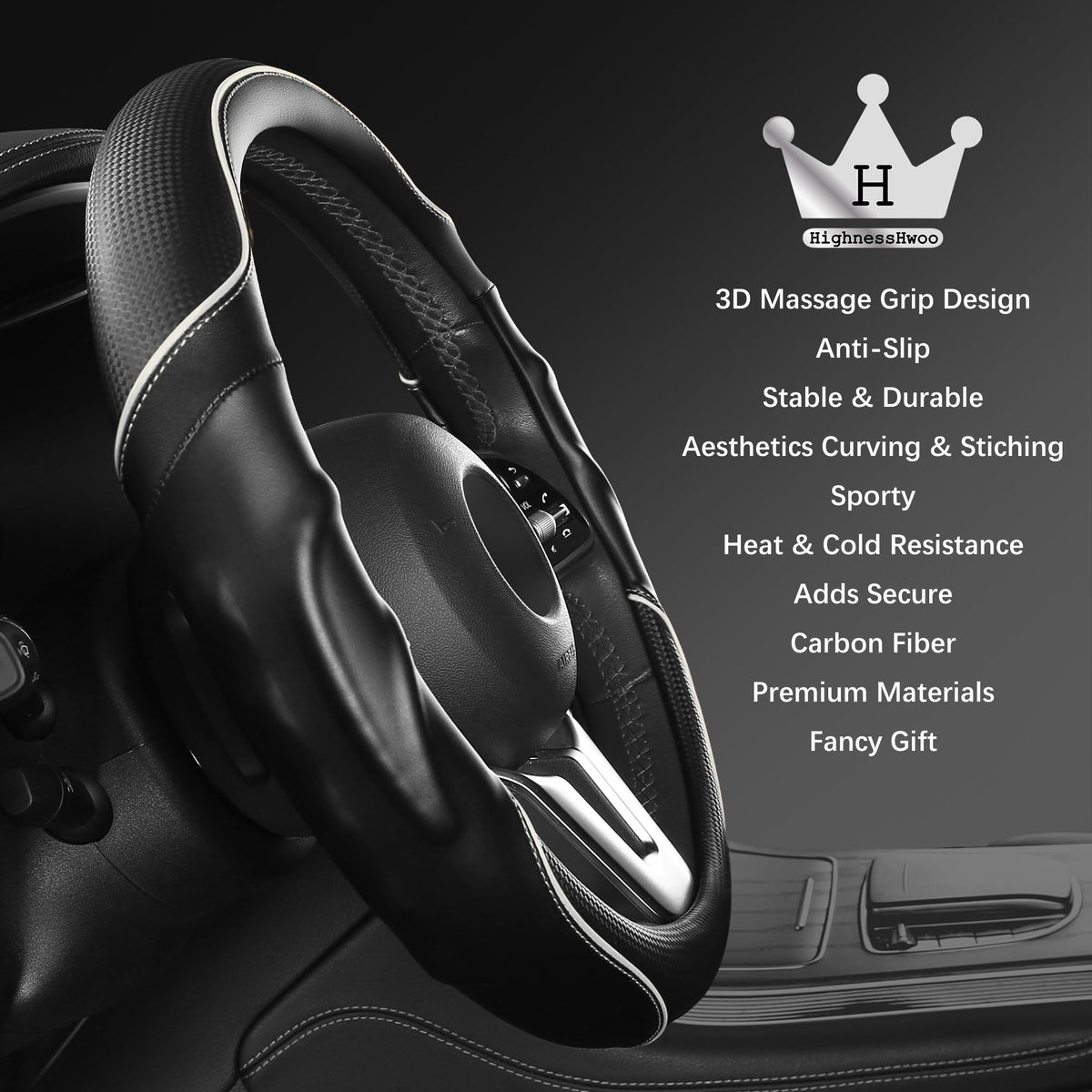 HighnessHwoo white natural rubber inner liner detail offering odor-minimizing, secure hold