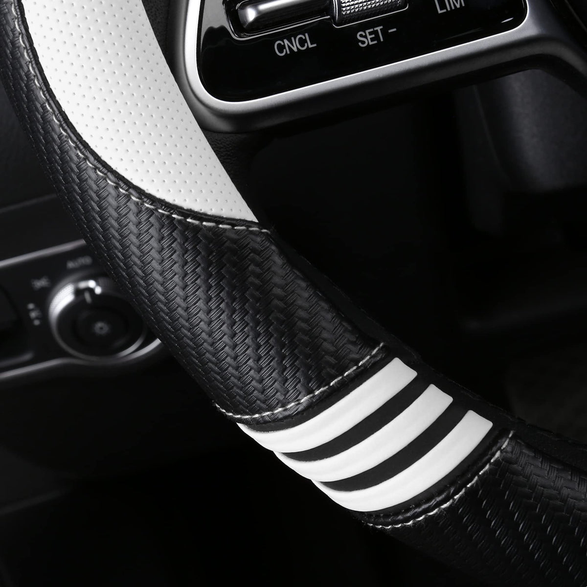 HighnessHwoo installed on steering wheel in car interior improving style and control
