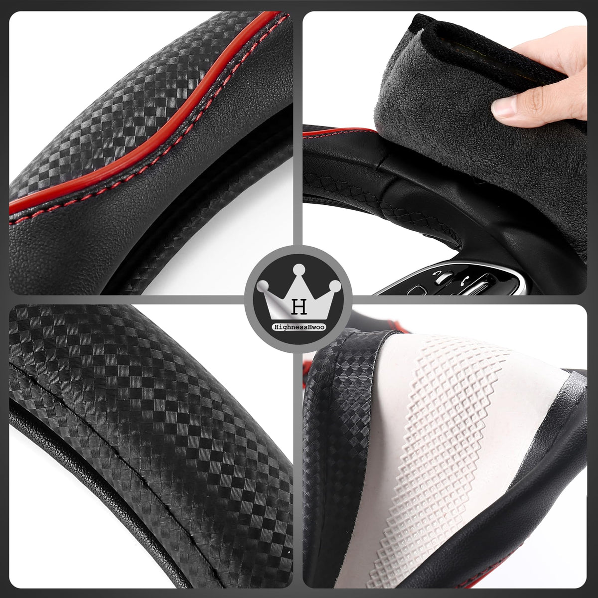HighnessHwoo size comparison on ruler helps buyers confirm correct wheel fit