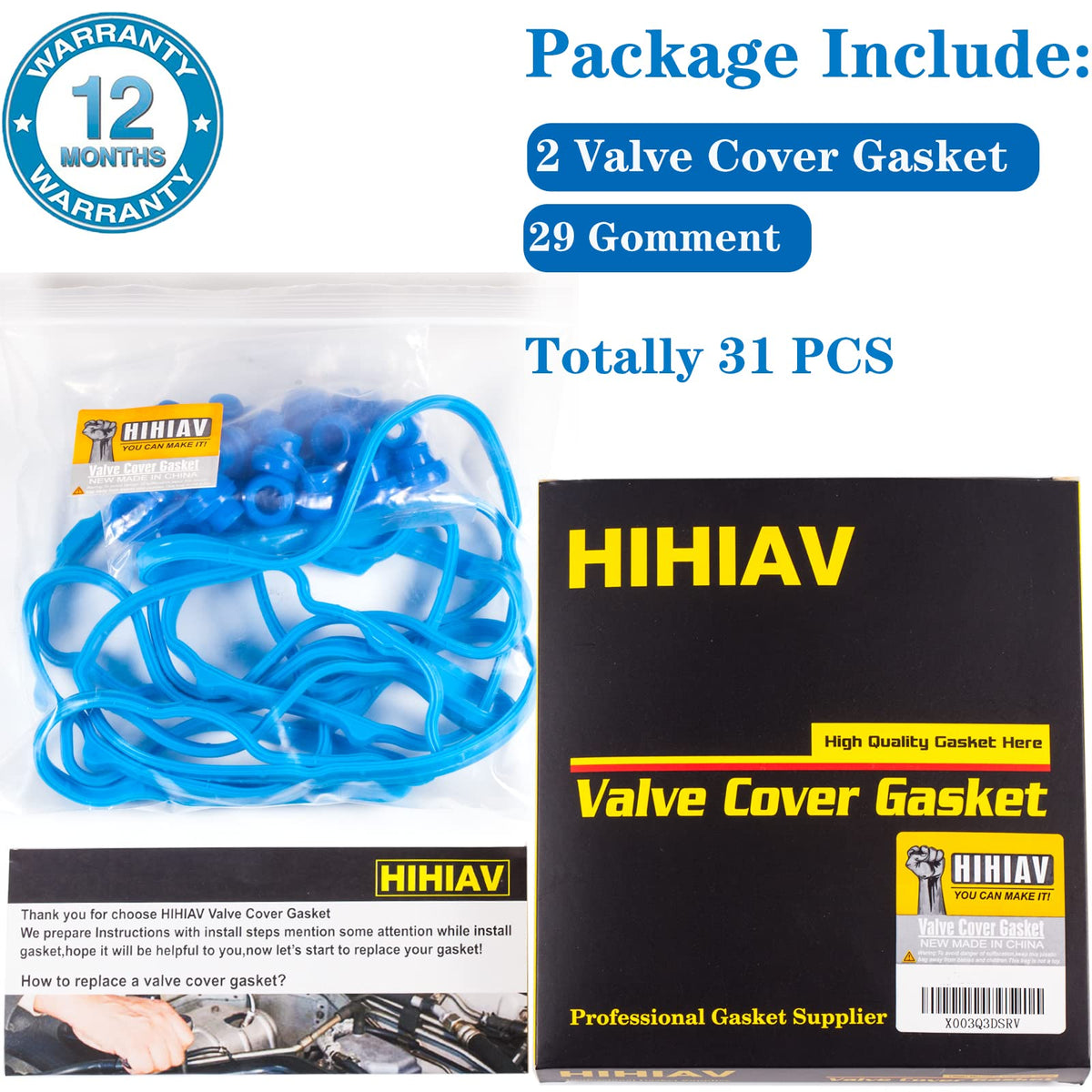 HIHIAV box and bag packaging protecting parts during shipping for complete delivery