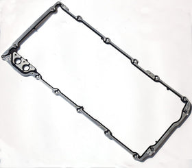 HIHIAV gasket installed on oil pan demonstrating correct fit and reduced leak risk