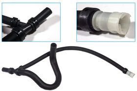 HIHIAV hose installed under hood illustrating correct fit and routing benefit