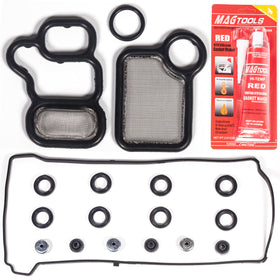 HIHIAV valve cover gasket kit front packaging showing full contents and compatibility
