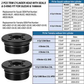 Hihitomorrow seals and O-ring laid out to show included components and fit