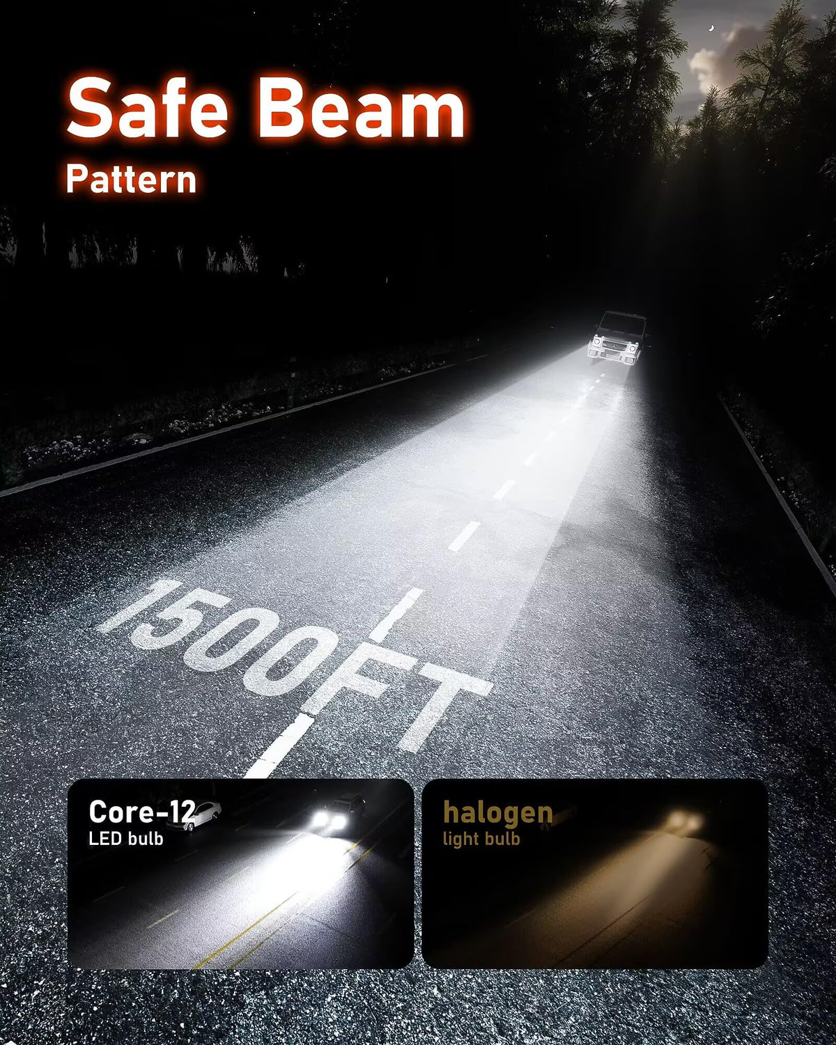 HIKARI WINGS installed H7 bulbs in fog light housing demonstrating quick five-minute fitment