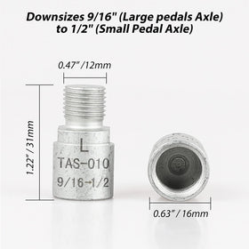 Hikenture adapter side profile highlighting robust chrome-molybdenum construction and durability