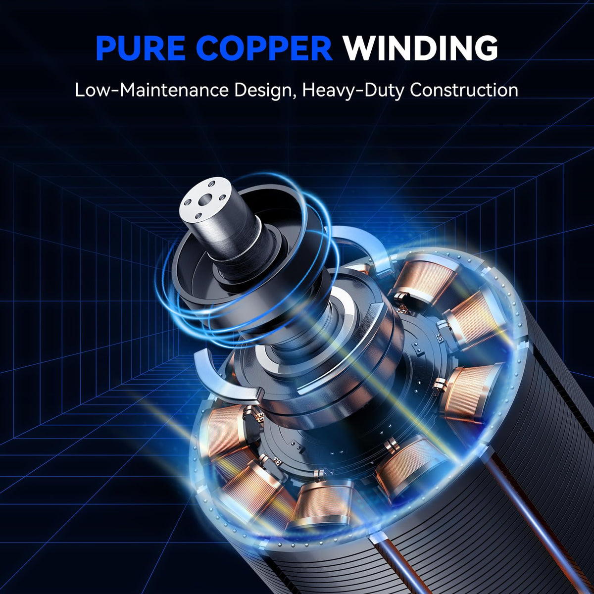 Hikevent alternator die-cast housing detail highlighting corrosion resistance