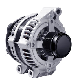 Hikevent alternator front view showing mounting points and secure fit benefit