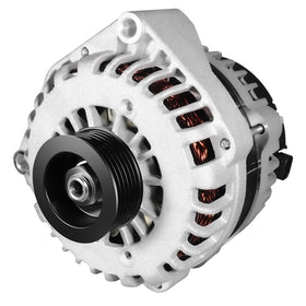 Hikevent alternator front view showing solid housing and mounting points for proper fit