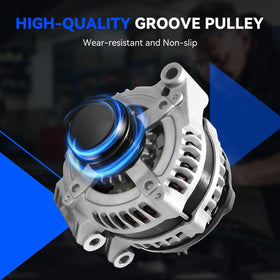 Hikevent alternator pulley closeup showing robust pulley design for long life