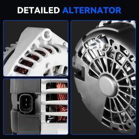 Hikevent alternator side connector detail showing plug style for straightforward installation
