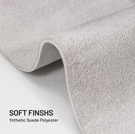 Hiksuky foam backing detail showing bonded layer for support and anti-sag benefit
