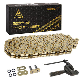 HILAKE front packaging showing full 520 chain kit and clear contents benefit